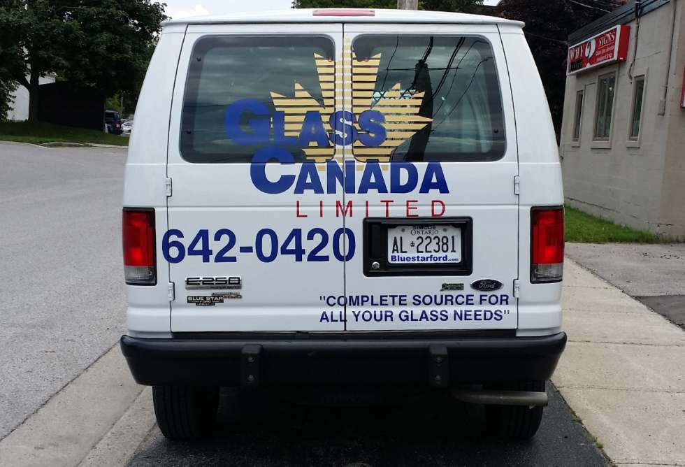 Glass Canada Van Graphics - By Why Design