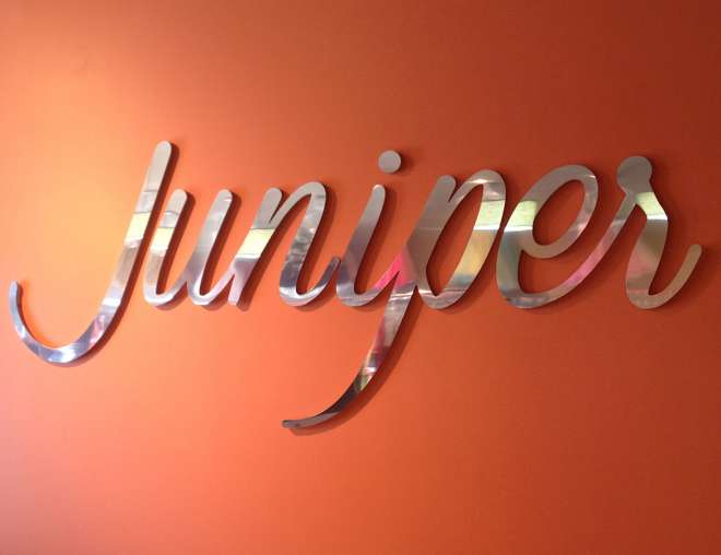 Juniper Interior Dimensional Lettering - by Why Design