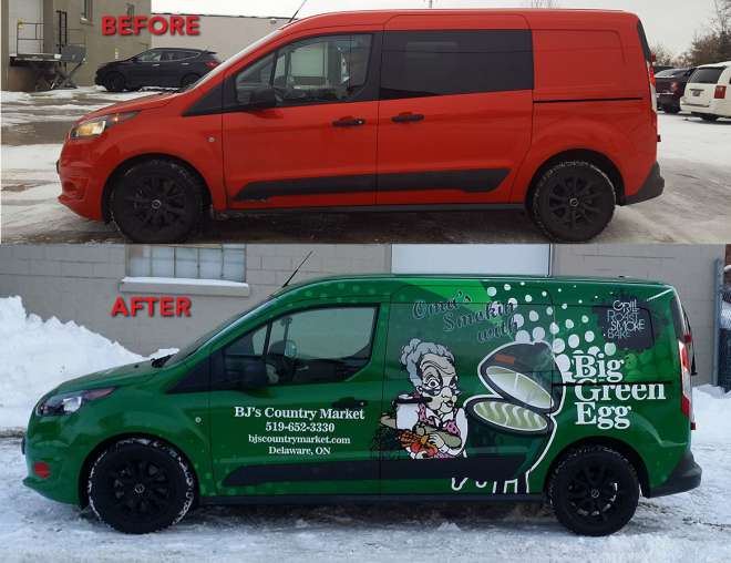 BJ's Country Market Vehicle Graphics - Design and Install by Why Design