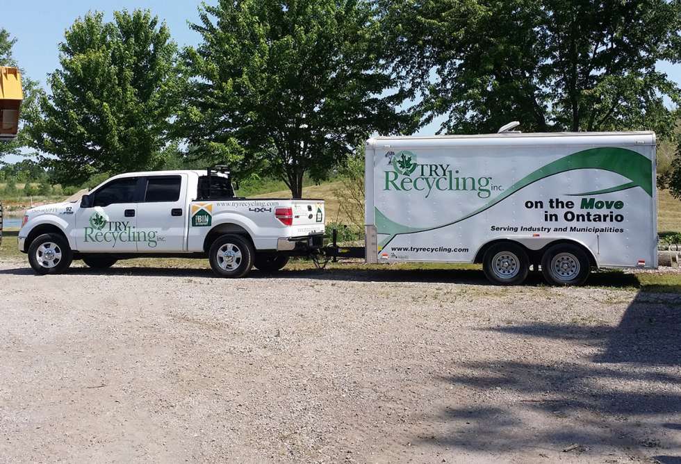 Try Recycling Trailer Wrap Design and Install by Why Design