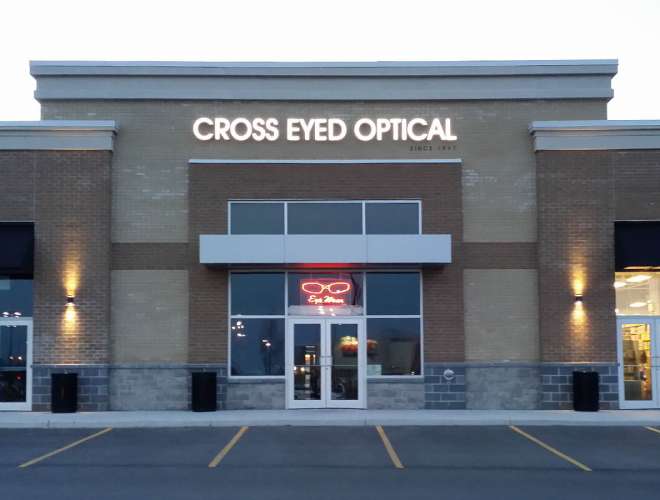 Cross Eyed Optical Channel Letters